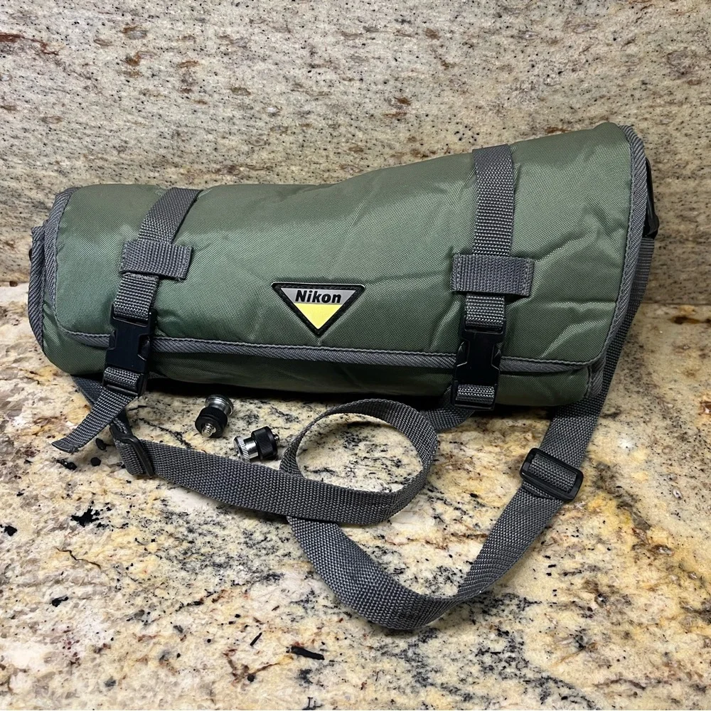 Nikon D=60 P FieldScope w/Eyepiece/Bag w/built-in Pocket & Adjustable Strap
